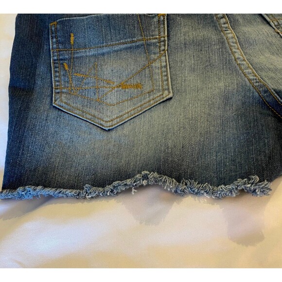 Allen B WomansShort Shorts Size 12 Distressed Daisy Dukes w/fringed Edge - Picture 5 of 9